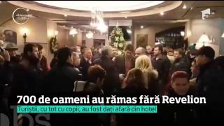 700 de oameni care voiau să petreacă de Revelion la Târgu Mureş au rămas cu bagajele în stradă. Hotelul unde îşi plătiseră un scurt sejur a fost pus sub sechestru