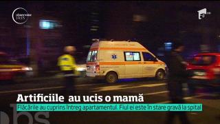 Banalele artificii au ucis o mamă, iar fiul ei de 10 ani încă luptă pentru viaţă