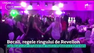 Gigi Becali a rupt ringul de dans de Revelion
