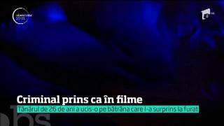 Un tânăr care a ucis în noaptea dintre ani o bătrână a fost prins după un scenariu ca-n filme