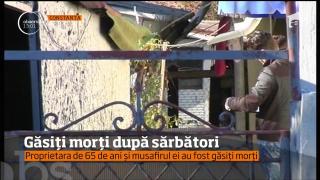Descoperire macabră într-o casă din Constanţa! Un bărbat şi o femeie, găsiţi morţi în condiţii suspecte