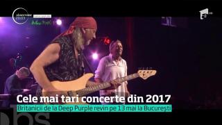 Cele mai tari concerte din 2017 organizate în România