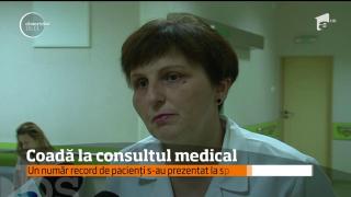 Spitalul din Iaşi, depăşit de numărul record de pacienţi (VIDEO)