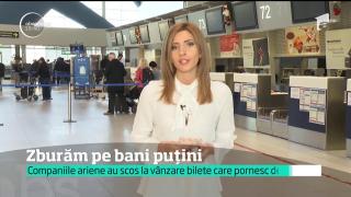 Bilete de avion cu doar 6 euro. Au început să curgă ofertele companiilor aeriene (VIDEO)