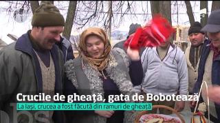 Crucile de gheaţă din Nordul ţării sunt gata pentru a fi sfinţite la Slujba de Bobotează