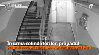Constanţa: O tânără a fost filmată în timp ce urina pe scările unui bloc