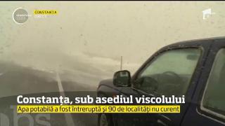 Un viscol sinistru mătură sud-estul României: este cod roşu în 7 judeţe