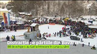 Concurs cu peripeţii la cursa anuală de sănii tradiţionale