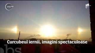 Curcubeul iernii, imagini spectaculoase la Sankt-Petersburg