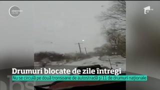 Pe şosele, coşmarul şoferilor nu a luat nici acum sfârşit. 400 de oameni, salvați doar de pe Autostrada Soarelui