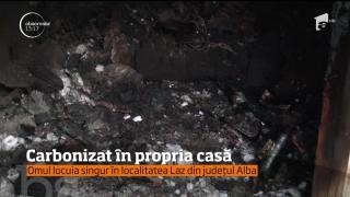 Un bărbat a fost găsit carbonizat în casă după ce ar fi adormit cu o țigară aprinsă