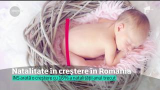 În ultimiul an, natalitatea a crescut în România
