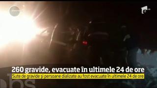 ALERTĂ sanitară de vreme rea: Sute de gravide și persoane dializate au fost evacuate în ultimele 24 de ore (VIDEO)