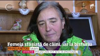 Femeia sfâşiată de o haită de maidanezi la Iaşi a fost operată (VIDEO)