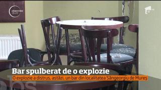 Bar spulberat de expolozie! O femeie era cât pe ce să fie aruncată în aer