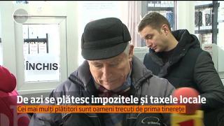 De azi se plătesc impozitele și taxele locale