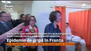 52 de oameni au murit de gripă, în ultimele 3 luni, în Franța
