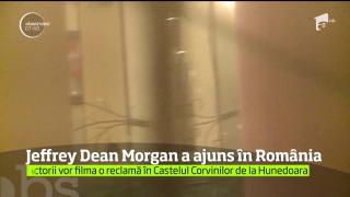 Actorii americani Jeffrey Dean Morgan şi Aaron Eckhart au ajuns aseară în Romania