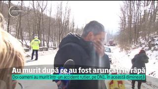 Tragedie produsă în fața unei mănăstiri. Doi oameni au sfârșit într-un grav accident, pe DN1 (VIDEO UPDATE)