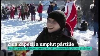 VIDEO: Ziua Zăpezii a umplut pârtiile de turişti
