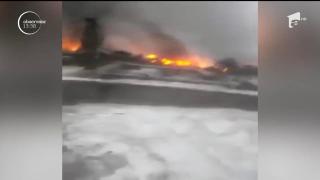Accident aviatic. Un avion s-a prăbușit în apropierea aeroportului din Bişkek. 37 de oameni şi-au pierdut viaţa