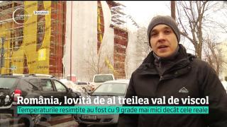 România, lovită de al treilea val de viscol