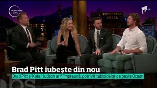 Brad Pitt şi-a găsit consolare în braţele lui Kate Hudson