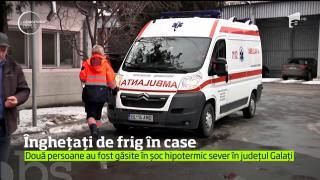 Gerul face noi victime! Două persoane au fost găsite îngheţate în propriile case