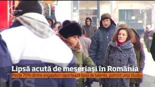 România suferă de o lipsă acută de muncitori calificaţi