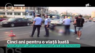 Cinci ani de închisoare pentru avocatul care a ucis un bărbat pe trotuar