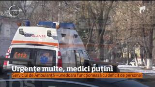 Urgențe multe, medici puțini! Serviciul de Ambulanță Hunedoara funcționează cu deficit de personal