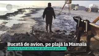 Pompierii de la ISU au ridicat de pe plaja din Constanța un obiect straniu, neidentificat