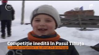 Premieră în România! S-a desfăşurat cea dintâi competiţie de atelaje trase de câini