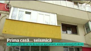 Situaţie incredibilă prin programul Prima Casă: A dat 60000 euro pentru un apartament, ca să descopere că va locui într-o clădire cu risc seismic