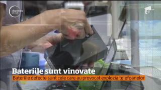Vinovate pentru problemele telefoanelor Samsung Galaxy Note 7 sunt bateriile defecte! (VIDEO)