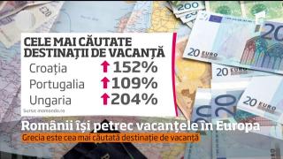 Românii își petrec vacanțele în Europa. Grecia este cea mai căutată destinație de vacanță