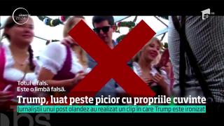 Donald Trump, luat peste picior de jurnaliștii unui post olandez. Video VIRAL