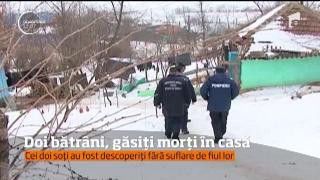 Doi bătrâni din Vaslui au fost găsiți morți în casă. Cei doi aveau urme de violență pe trupuri