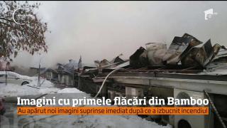 Noi imagini cu incendiul din clubul Bamboo. Anchetatorii nu au încă vreo pistă