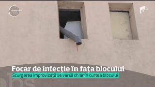Situaţie şocantă la Găeşti, un bloc de locuinţe a devenit un adevărat focar de infecţie