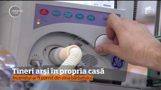 Au ajuns la spital cu arsuri grave, după ce plapuma lor a luat foc! Doi tineri din Botoşani au trăit momente de groază în propria casă