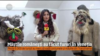Măștile românești au făcut furori în Veneția!