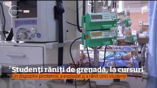 Cinci studenți de la Academia Militară din București au fost răniți de o grenadă, în timpul cursurilor