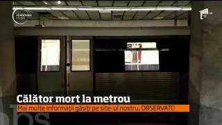 Unui călător i s-a făcut rău la metrou și a murit! Circulaţia a fost dată peste cap (VIDEO)
