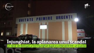 A vrut să despartă doi scandalagii într-un bar, dar a ajuns la spital, înjunghiat