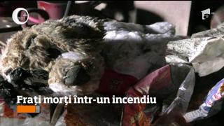 Doi copii au murit după ce casa în care se aflau a luat foc. Ei au fost lăsaţi nesupravegheaţi de părinţi