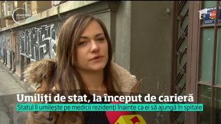 UMILIŢI la început de carieră! Medicii rezidenţi sunt nevoiţi să stea la cozi pentru a-şi primi parafa (VIDEO)