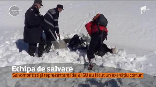 Salvomontiști și reprezentați de la ISU au făcut un exercițiu comun