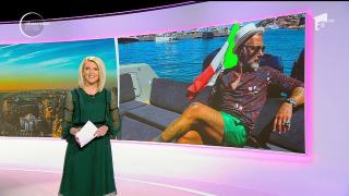 Controversatul milionar Gianluca Vacchi s-a aruncat cu bicicleta în piscină!