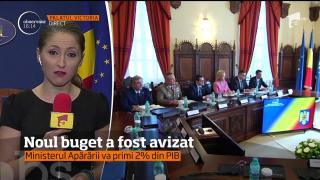 Noul buget, AVIZAT! Ministerul Apărării va primi 2% din PIB, cum sunt împărţiţi restul de bani (VIDEO)